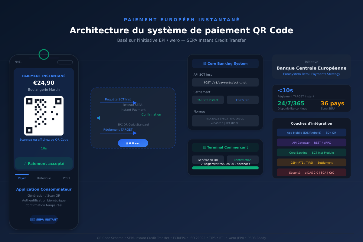 Architecture du système de paiement QR Code européen