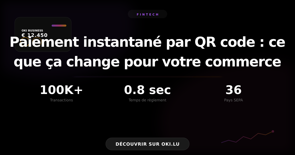 Paiement instantané par QR code : ce que ça change pour votre commerce