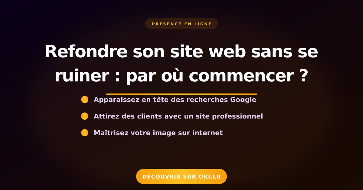 Refondre son site web sans se ruiner : par où commencer ?