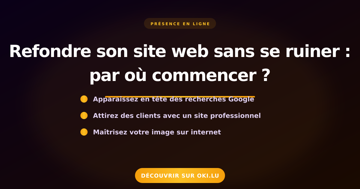 Refondre son site web sans se ruiner : par où commencer ?